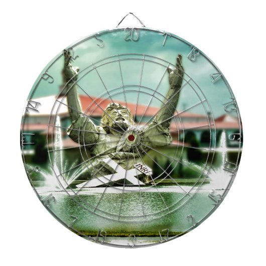 Big Butter Jesus raakt Jezus aan Dartbord (Voorkant)