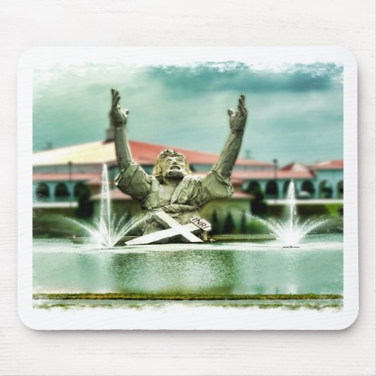 Big Butter Jesus raakt Jezus aan Muismat (Voorkant)