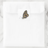  Big butterfly, Vierkante Sticker (Tas)