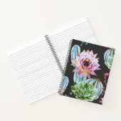 Big Cactus Pattern Notitieboek (Binnen)