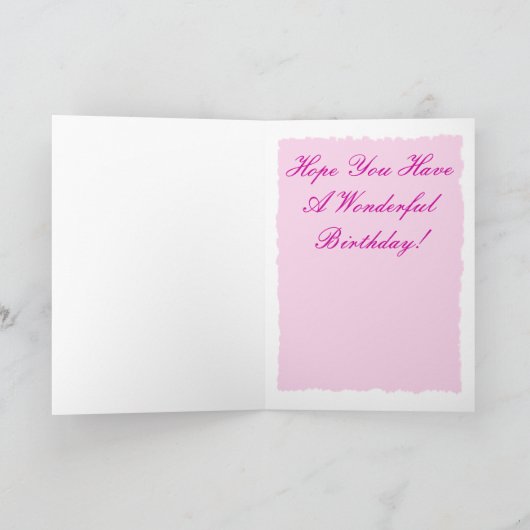 Big Cake Verjaardag Kaart (Binnen)