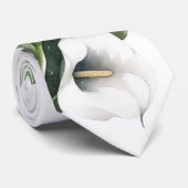 Big calla lilies stropdas (Opgerold)