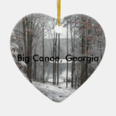 Big Canoe, Georgia Keramisch Ornament (Voorkant)