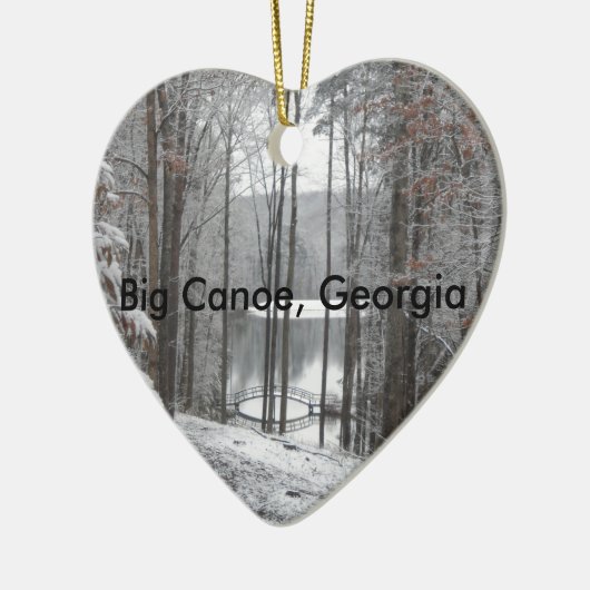 Big Canoe, Georgia Keramisch Ornament (Links)