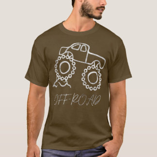 Big Car Lovers Geweldige Monster Truck Mud Crushin T-shirt
