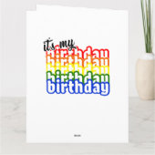 Big Card (8,5 x 11 inch) Kaart (Achterkant)