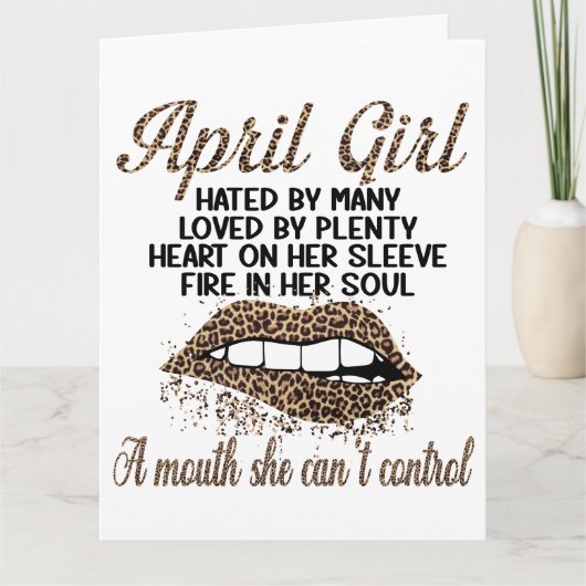 Big Card (8,5 x 11 inch) Kaart (Voorkant)