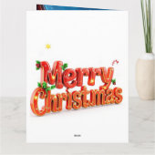 Big Card (8,5 x 11 inch) Kaart (Achterkant)