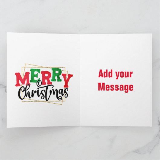 Big Card (8,5 x 11 inch) Kaart (Binnen)