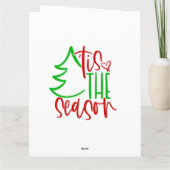 Big Card (8,5 x 11 inch) Kaart (Achterkant)