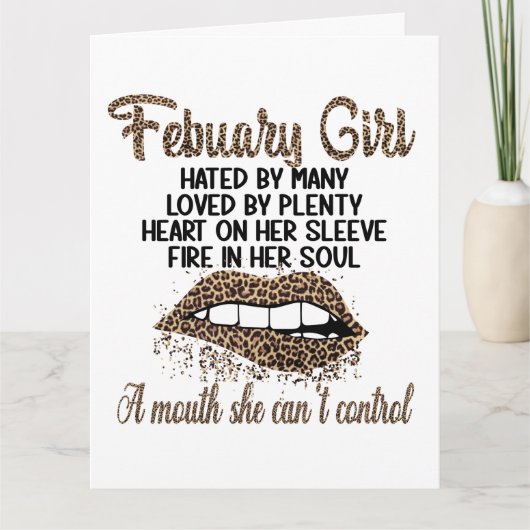 Big Card (8,5 x 11 inch) Kaart (Voorkant)