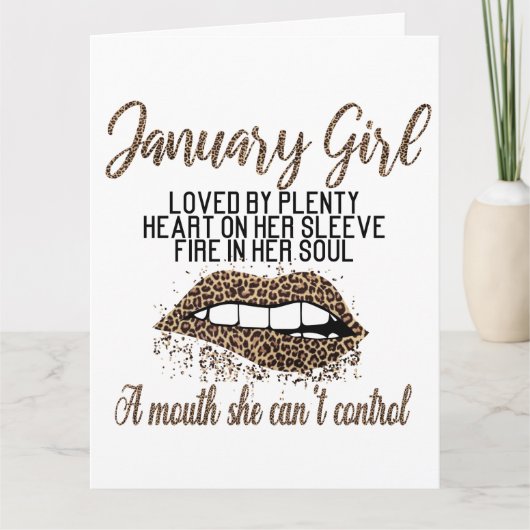 Big Card (8,5 x 11 inch) Kaart (Voorkant)