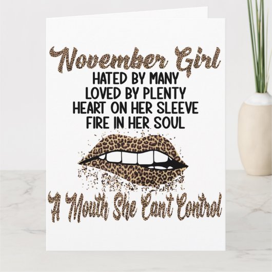 Big Card (8,5 x 11 inch) Kaart (Voorkant)