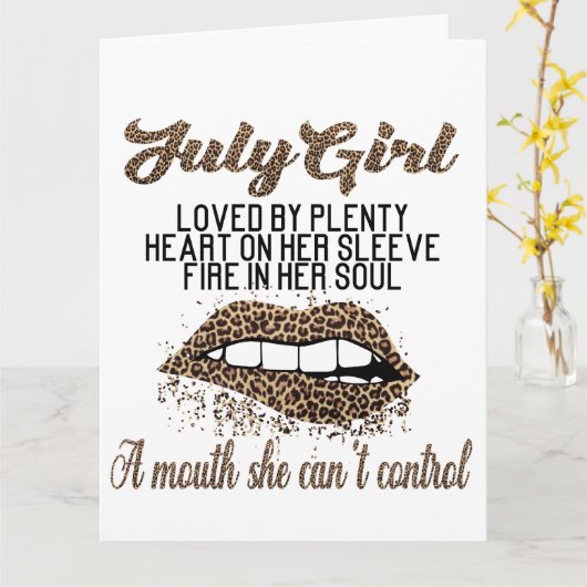 Big Card (8,5 x 11 inch) Kaart (Gele Bloem)