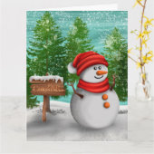 Big Card (8,5 x 11 inch) Kaart (Gele Bloem)