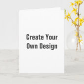 Big Card (8,5 x 11 inch) Kaart (Gele Bloem)