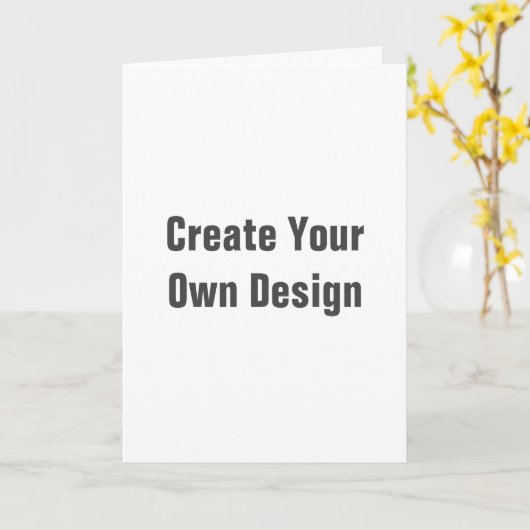 Big Card (8,5 x 11 inch) Kaart (Gele Bloem)