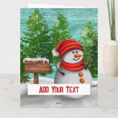 Big Card (8,5 x 11 inch) Kaart (Achterkant)