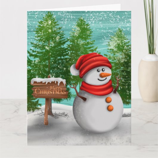 Big Card (8,5 x 11 inch) Kaart (Voorkant)