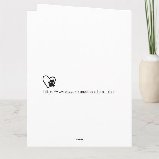 Big Card Valentijn Puppy Love Bedankkaart (Achterkant)