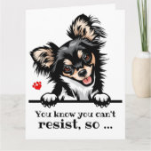 Big Card Valentijn Puppy Love Bedankkaart (Voorkant)