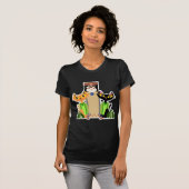 Big Cartoon Alley Cats T-shirt (Voorkant volledig)