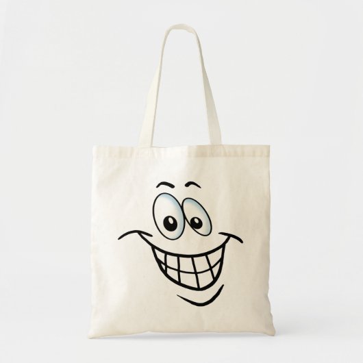 Big Cartoon Smile Tote Bag (Voorkant)