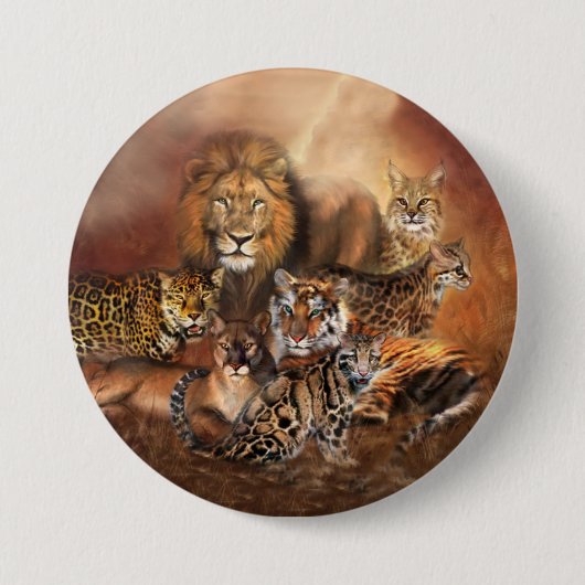 Big Cat Art Button (Voorkant)