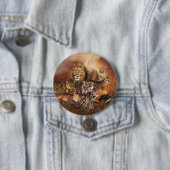 Big Cat Art Button (In situ)