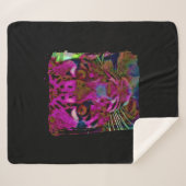 Big Cat Art Sherpa Deken (Voorkant (horizontaal))