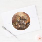 Big Cat Art Sticker (Envelop)