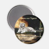 BIG CAT Bedreigde Soortenreeks Magneet (Voorkant / Achterkant)