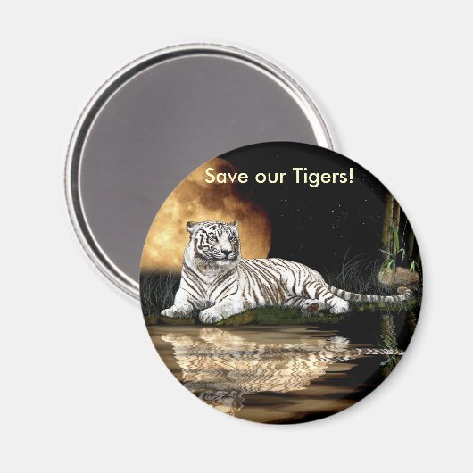 BIG CAT Bedreigde Soortenreeks Magneet (Voorkant / Achterkant)