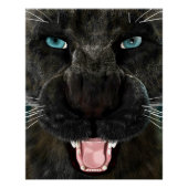 Big Cat Black Panther Perfect Poster (Voorkant)