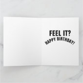 BIG CAT HUG HAPPY BIRTHDAY WENSKAARTEN KAART (Binnen)