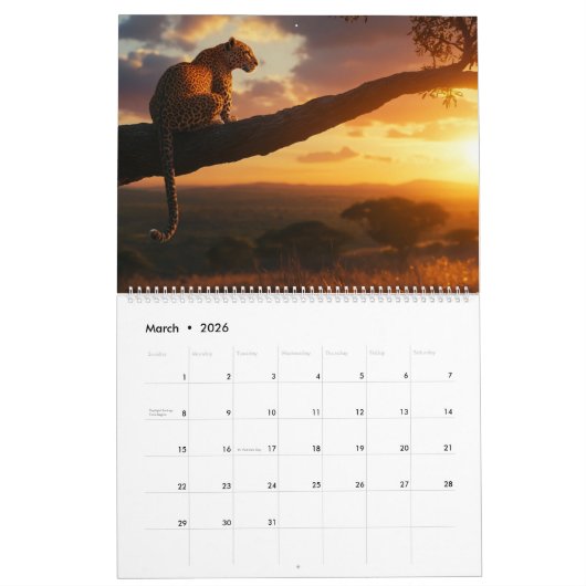 Big Cat Kalender 2025 (Mar 2026)