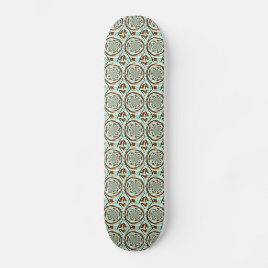 Big Cat Lions Abstract wildreservaat Skateboard (Voorkant)
