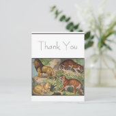 Big Cat Lions Tigers, luipaarden, dieren afdrukken Briefkaart (Staand voorkant)