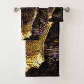 Big Cat-modellen: Boss Lion 01-02 Bad Handdoek (Insitu)