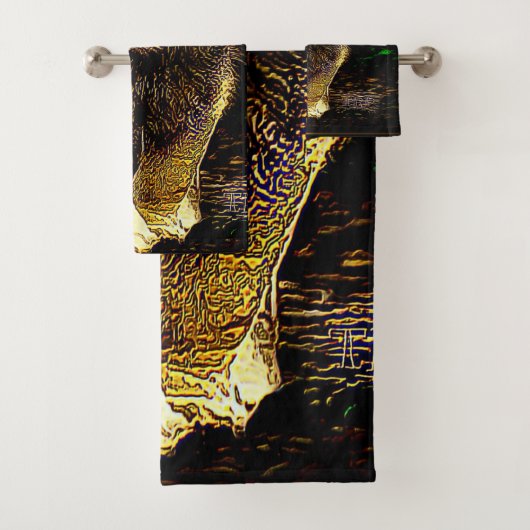 Big Cat-modellen: Boss Lion 01-02 Bad Handdoek (Insitu)