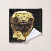 Big Cat-modellen: Boss Lion 01-02 Bad Handdoek (Wasdoekje)
