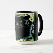 Big Cat-modellen: Green Eyed Black Panther Mok (Voorkant rechts)