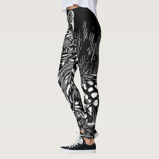 Big Cat-modellen: Leopard Laze 01-02 Leggings (Links)
