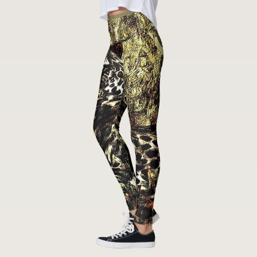 Big Cat-modellen: Leopard Laze 01-03 Leggings (Links)