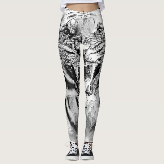 Big Cat-modellen: Mad Tigers 01-04 Leggings (Voorkant)