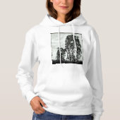 Big Cat-modellen: Magnified Snow Leopard & Cub 01- Hoodie (Voorkant)