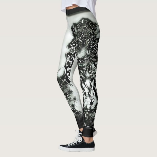 Big Cat-modellen: Magnified Snow Leopard & Cub 01- Leggings (Links)