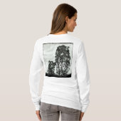 Big Cat-modellen: Magnified Snow Leopard & Cub 01- T-shirt (Achterkant volledig)