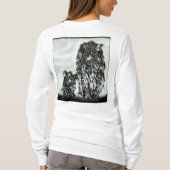 Big Cat-modellen: Magnified Snow Leopard & Cub 01- T-shirt (Achterkant)