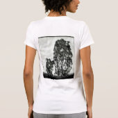 Big Cat-modellen: Magnified Snow Leopard & Cub 01- T-shirt (Achterkant)